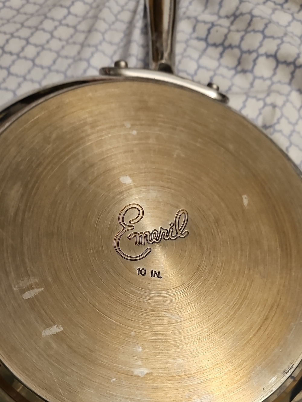 Emeril 10" Stainless Fry Pan - Brushed Gold Finish